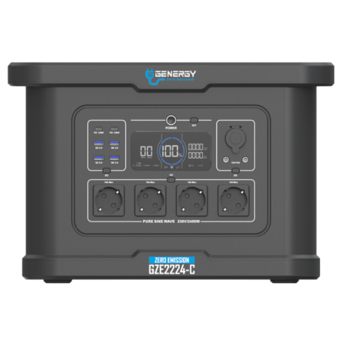 Gerador solar profissional Genergy GZE-2224 C 2232Wh