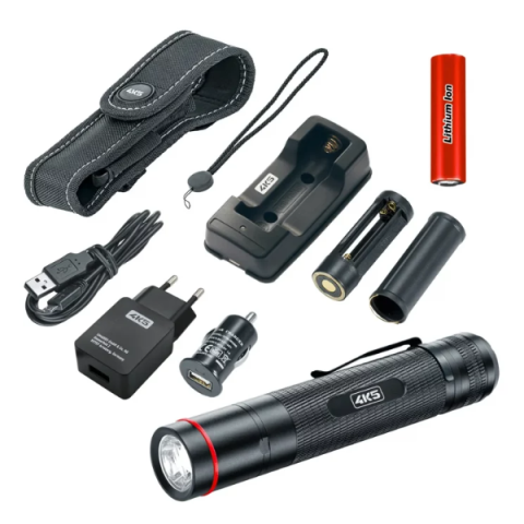 lanterna led recarregavel 4k5 prolight pl900